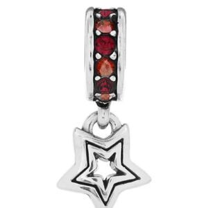 Brighton Shooting Star Spacer Silver Red NWOT
